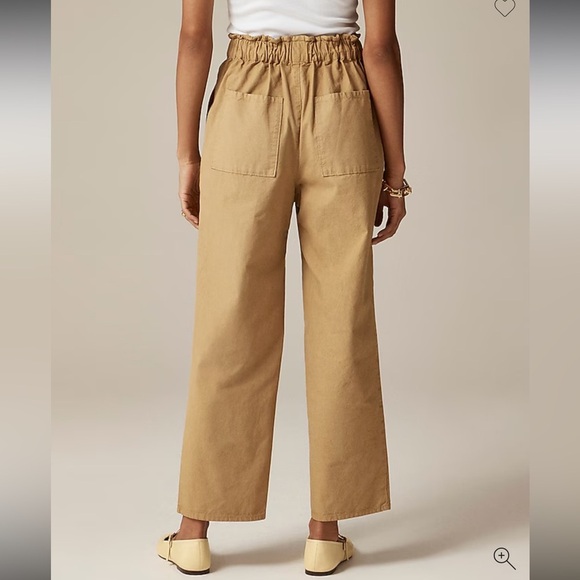 J.Crew NWT drawstring pants in cotton/ linen blend (season 24) - Picture 5 of 13